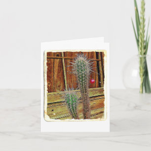 Carte de Noël de cactus
