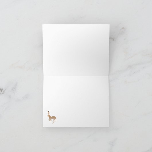 Carte de Noël de Cactus du désert (Intérieur)