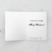 Carte de Noël de cadeau de chaton (Intérieur)