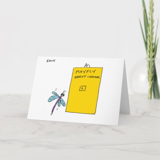 Carte de Noël de calendrier d'avènement (Devant)