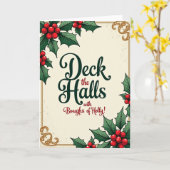 Carte de Noël de calligraphie (Fleur jaune)