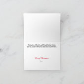 Carte de Noël de camion à ordures (Intérieur)