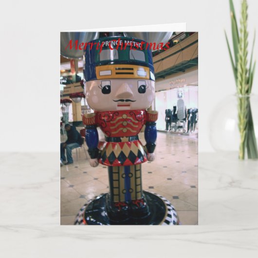 Carte de Noël de casse-noix (Devant)