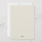 Carte de Noël de cerfs (Dos)