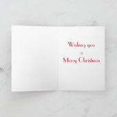 Carte de Noël de chat (Intérieur)