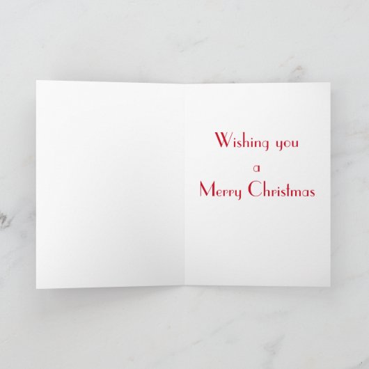 Carte de Noël de chat (Intérieur)