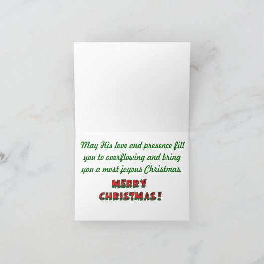 Carte de Noël de chat (Intérieur)