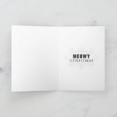 Carte de Noël de chat Bohemian Catsody (Intérieur)