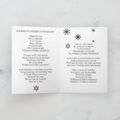 Carte de Noël de chat "Promenade Dans Un Pays Merv (Intérieur)