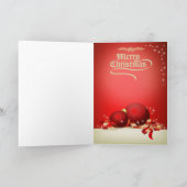 Carte de Noël de chaton de Sphynx (Intérieur)