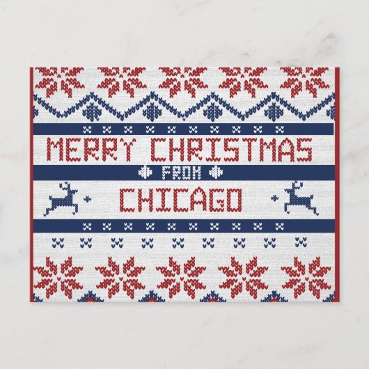 Carte de Noël de Chicago (Devant)