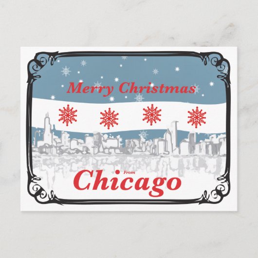 Carte de Noël de Chicago (Devant)