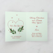 Carte de Noël de chien amusant Cockapoo (Intérieur)