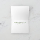 Carte de Noël de chien de garde de Basset modifiab (Intérieur)