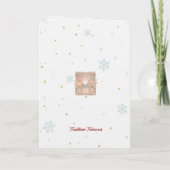 Carte de Noël de chiots Rottweiler (Dos)