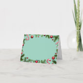 Carte de Noël de colibri (Dos)