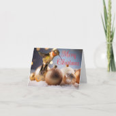Carte de Noël de colibri (Devant)