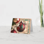 Carte de Noël de colibri (Devant)