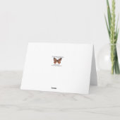 Carte de Noël de colibri (Dos)
