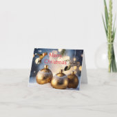 Carte de Noël de colibri (Devant)