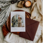 Carte de Noël de collection photo moderne