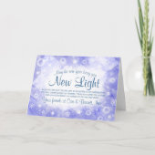 Carte de Noël de Compagnie Bleue, Flèches blanches (Devant)