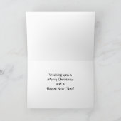 Carte de Noël de Corgi doux (Intérieur)