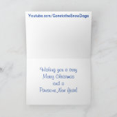 Carte de Noël de costaud sibérien (Intérieur)