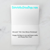 Carte de Noël de costaud sibérien (Intérieur)