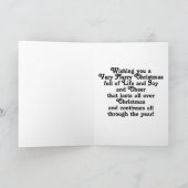 Carte de Noël de couleur adulte (Intérieur)