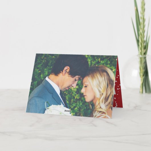 Carte de Noël de cru de gui de tableau ?ère (Dos)