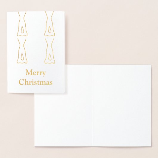 Carte de Noël de danse irlandaise (Affichage)