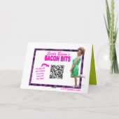 Carte de Noël de déchets de remorque (Dos)