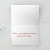 Carte de Noël de des bonbons ou un sort (Intérieur)