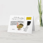 Carte de Noël de dinde de GM (Devant)