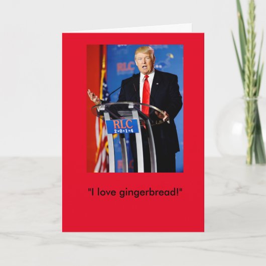 Carte de Noël de Donald Trump (Devant)