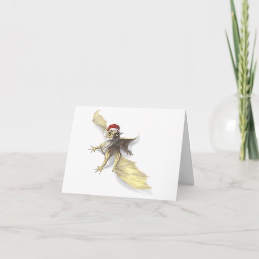 Carte de Noël de dragon de Lil (Devant)