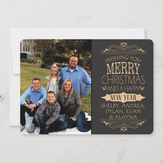 Carte de Noël de Drake (Devant)