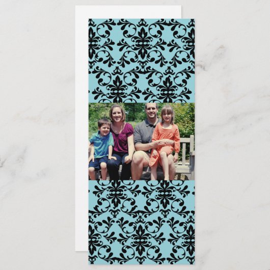 Carte de Noël de famille 4x9 (Devant / Derrière)