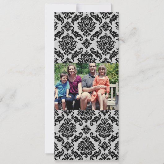 Carte de Noël de famille 4x9 (Devant)