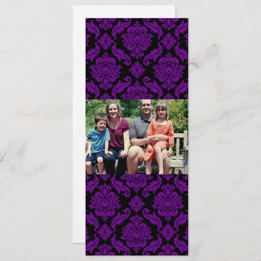 Carte de Noël de famille 4x9 (Devant / Derrière)