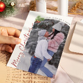 Carte de Noël de famille de photos Arch