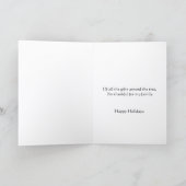 Carte de Noël de famille Golden Retriever (Intérieur)