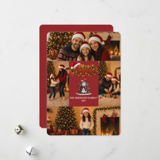 Carte de Noël de famille | Joyeux Noël