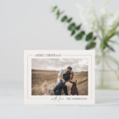 Carte de Noël de famille moderne (Debout devant)