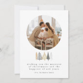 Carte de Noël de famille moderne (Devant)