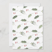 Carte de Noël de famille moderne simple (Dos)