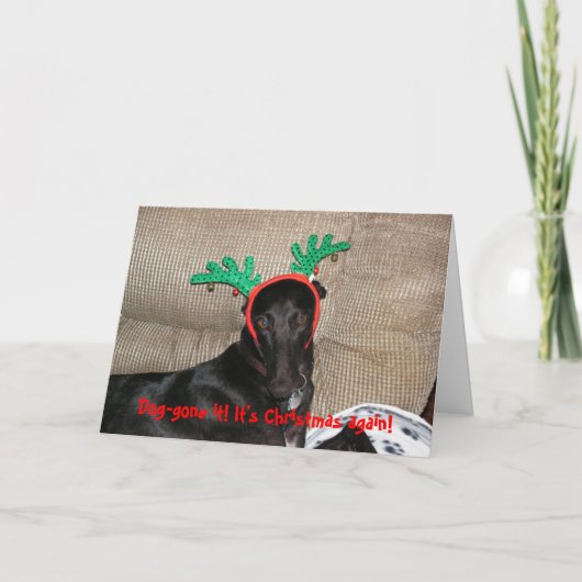 Carte de Noël de fantaisie (Devant)