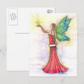 Carte de Noël de Fée par Molly Harrison (Devant / Derrière)