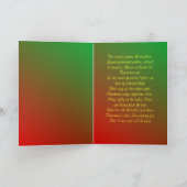 Carte de Noël de fenêtre Kitty Look Out (Intérieur)